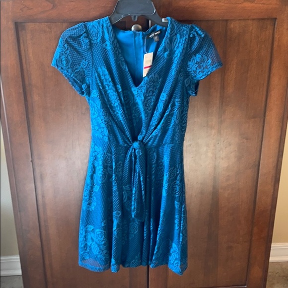 As U Wish Dresses & Skirts - NWT Teal Lace Dress XS